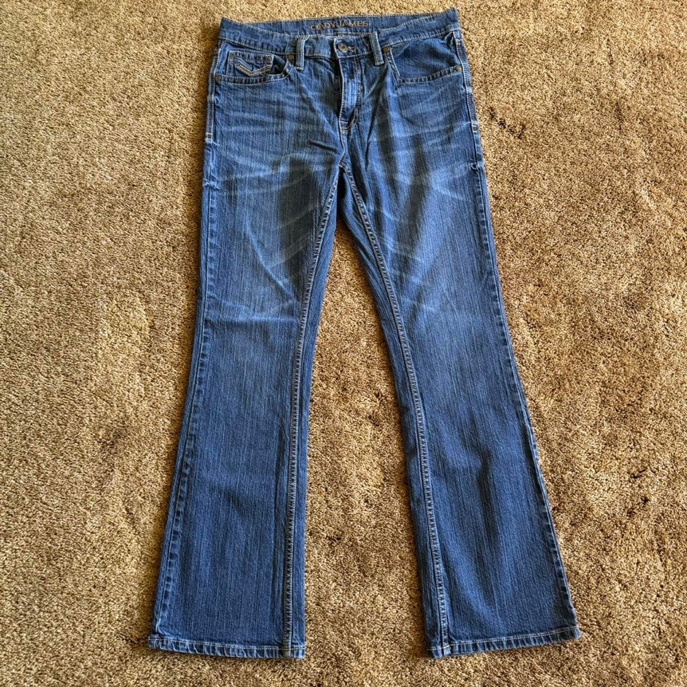 Cody James Men's Blue and Navy Jeans